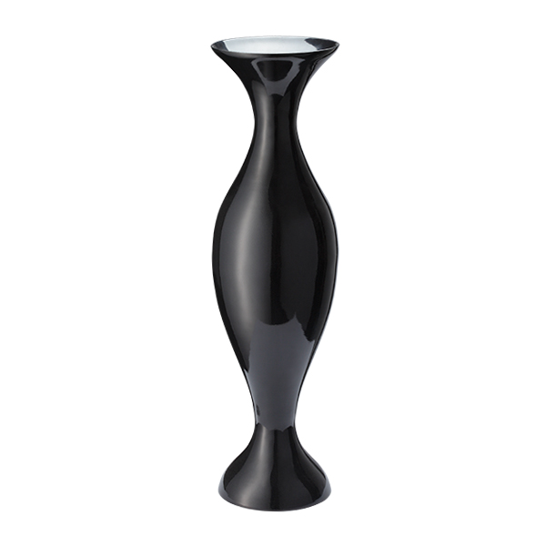 Rococo Vase schwarz Spring Ø20 H75 cm mieten