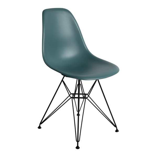 DSR Eames Plastic Chair schwarz Sitz ocean mieten
