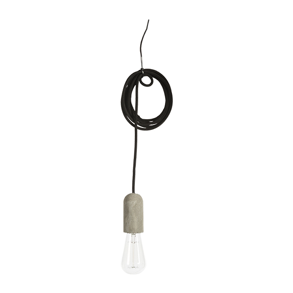Fadenleuchte Beton mit Leuchtmittel Glow Ø64mm mieten