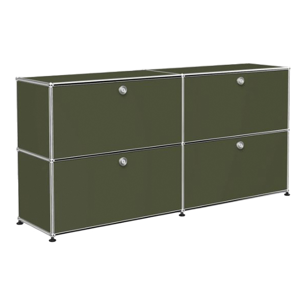 Sideboard USM Haller olive green 4 Klapptüren mieten