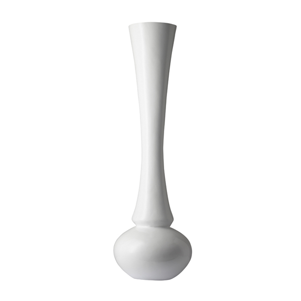 Pavia Fiberglas Vase weiß Ø47 H150 cm mieten