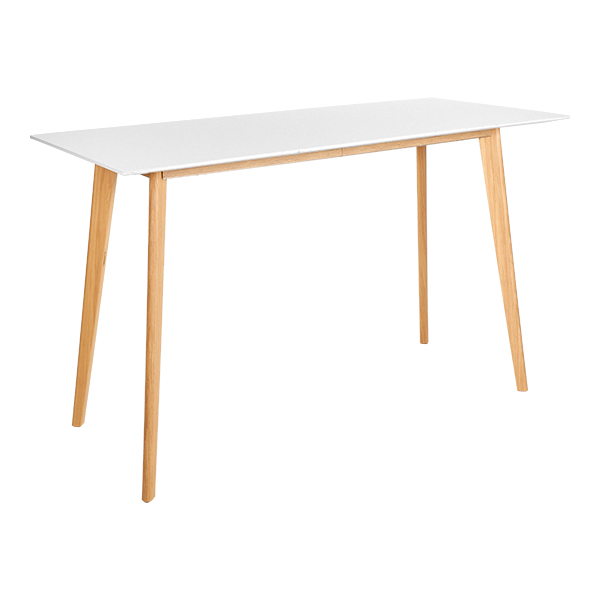 Stehtisch Halmstad mit Tischplatte weiß 180*80*H110 cm mieten
