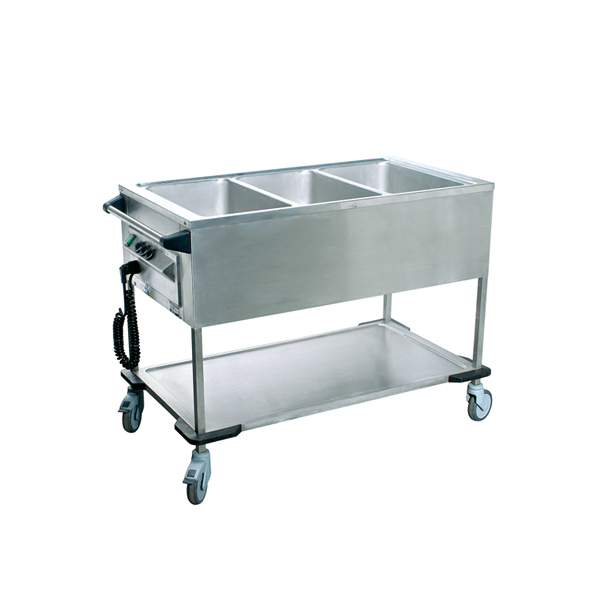 Bain-Marie Wagen 3*1/1 GN 230V/2,28kW B122*T67*H90 cm mieten