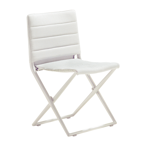 Stuhl Traveller Dining klappbar weiß B50*T50*H83 SH47 cm mieten
