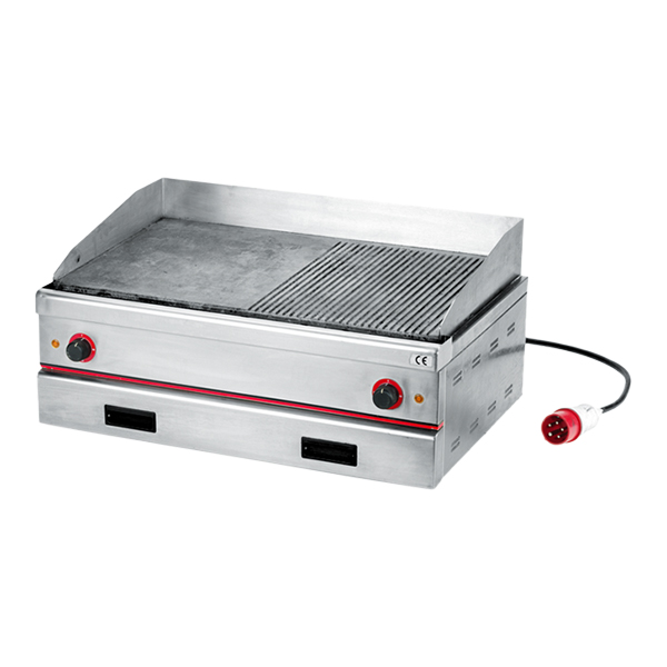 Griddle-Platte 1/2 glatt-1/2 gerillt 400V/7,2kW/16A mieten