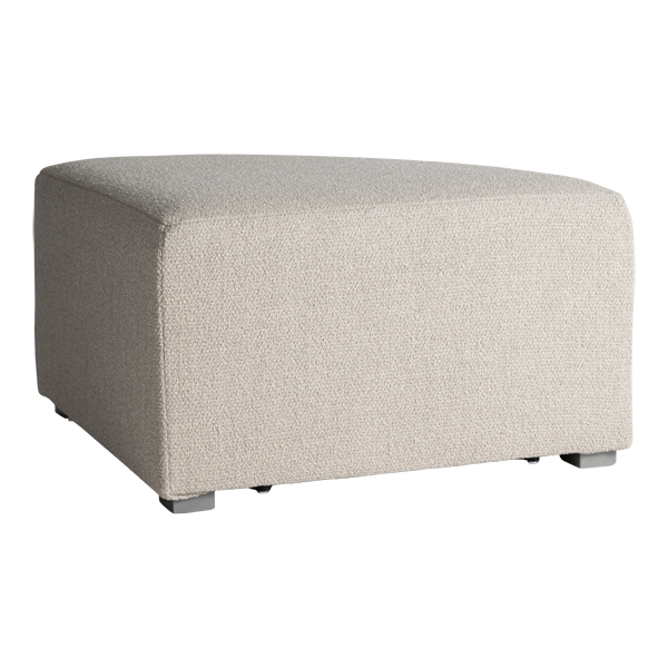 Lounge-Hocker Dreieck beige Deauville bouclé B70*T70*H41 cm mieten