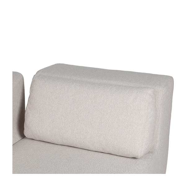 Rückenkissen Nuba grau/beige B70*H30 cm mieten
