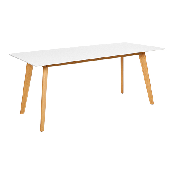 Dinnertisch Halmstad mit Tischplatte weiß L180*B80*H76 cm mieten