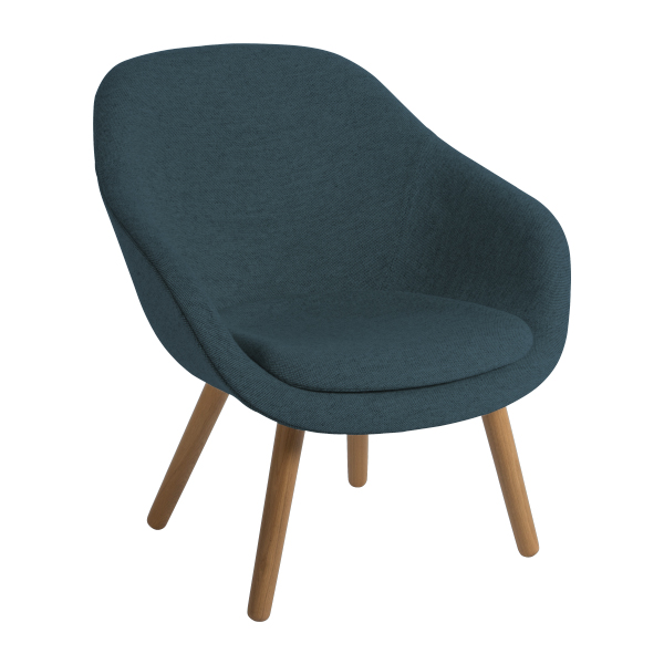 Sessel About a Lounge AAL 82 gepolstert petrol/eiche mieten