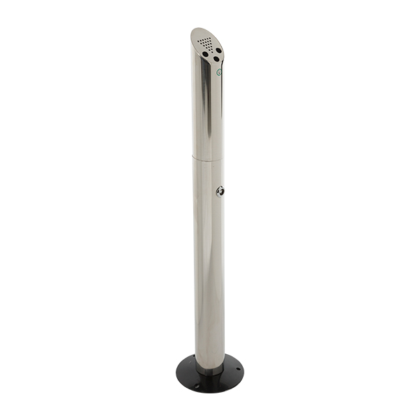 Standaschenbecher Freestanding edelstahl B7,6*T18*H90 cm mieten