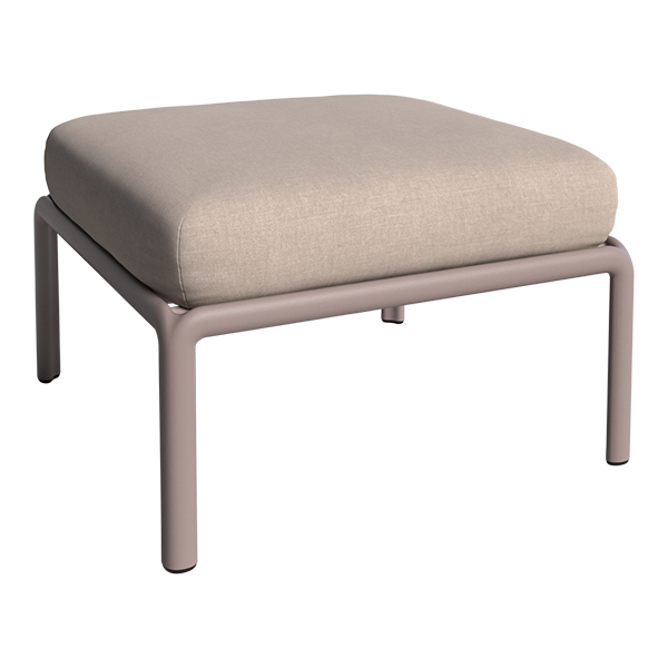 Loungehocker Komodo taupe mit Sitzkissen taupe mieten