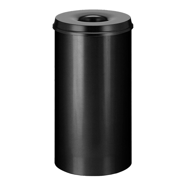 Selbstlöschender Papierkorb schwarz 50 ltr Ø34*H63 cm mieten