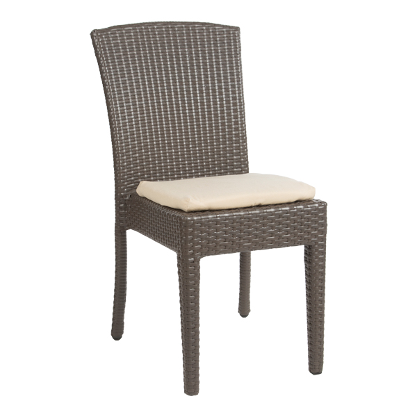 Dinnerstuhl Curacao mit Sitzkissen creme B46 SH45 cm mieten