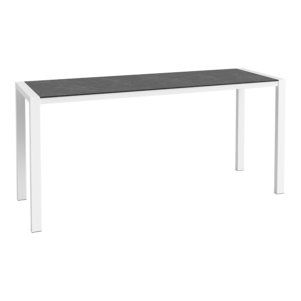 Stehtisch Algarve weiß/Volterra schwarz L240*B80*H110 cm mieten