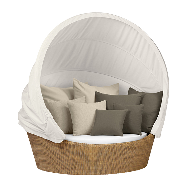 Loveseat Orbit mit Cushion white und Cushion Set mieten