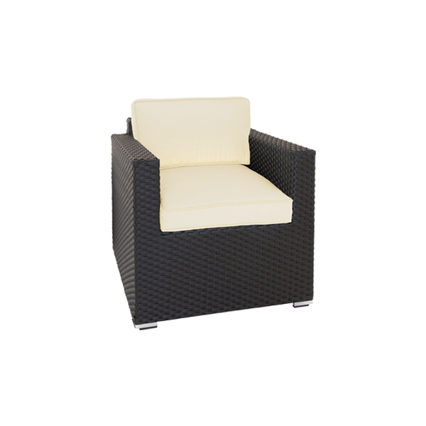 Sessel Jamaica mit Kissensatz creme mieten