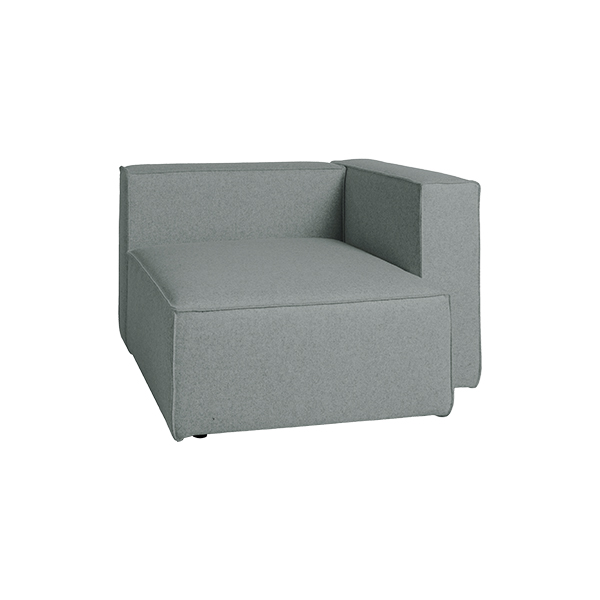 Sessel Moduplus Eckelement grau B92*T92*H61 SH38 cm mieten