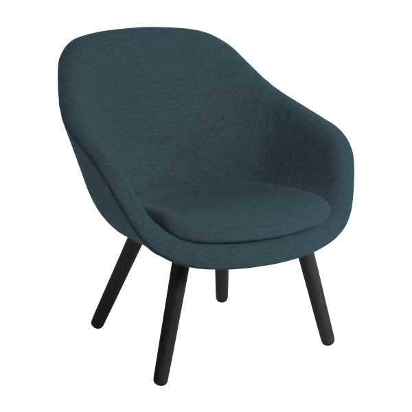 Sessel About a Lounge AAL 82 gepolstert petrol/schwarz mieten