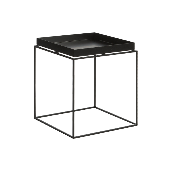 Tray Table Loungetisch schwarz L40*B40*H44 cm mieten