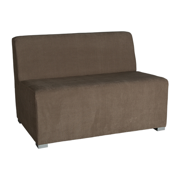 Bank 2-Sitz Montreal Stoff taupe B104*T70*H70 SH41 cm mieten
