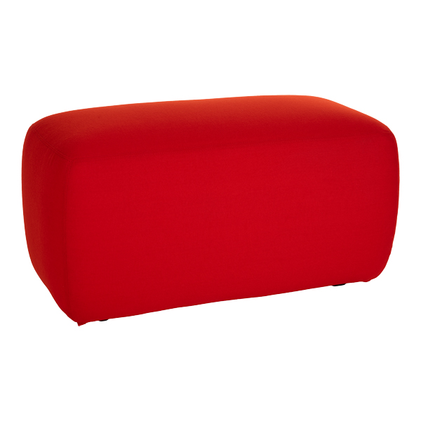 Lounge Hocker-Lehne Plus rot L94*B48*H47 cm mieten