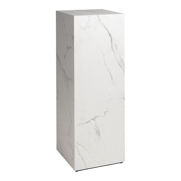 Stehtisch Kubus Volterra white 40*40*H110 cm mieten