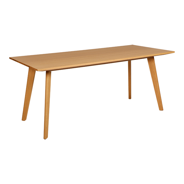 Dinnertisch Halmstad mit Tischplatte Eiche L180*B80*H76 cm mieten