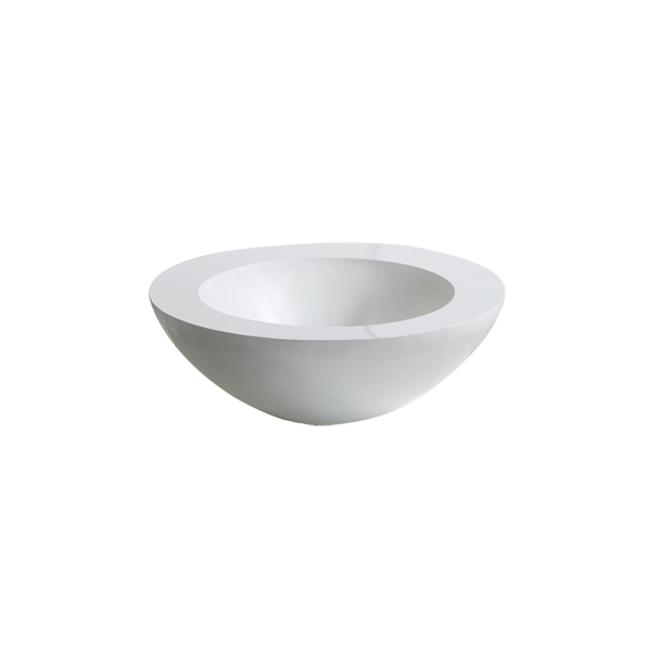 Casibari Deko-Schale weiß Ø70 H25 cm (Innenmaß Ø50 cm) mieten