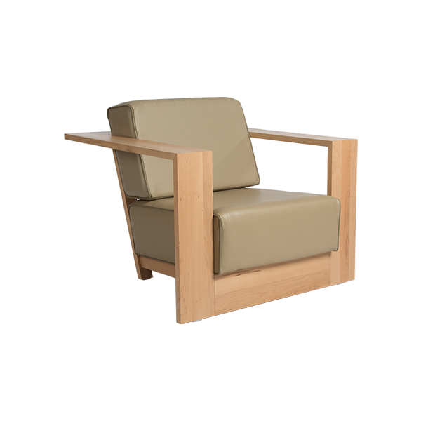 Lounger Sylt mit Kissensatz Leder taupe mieten