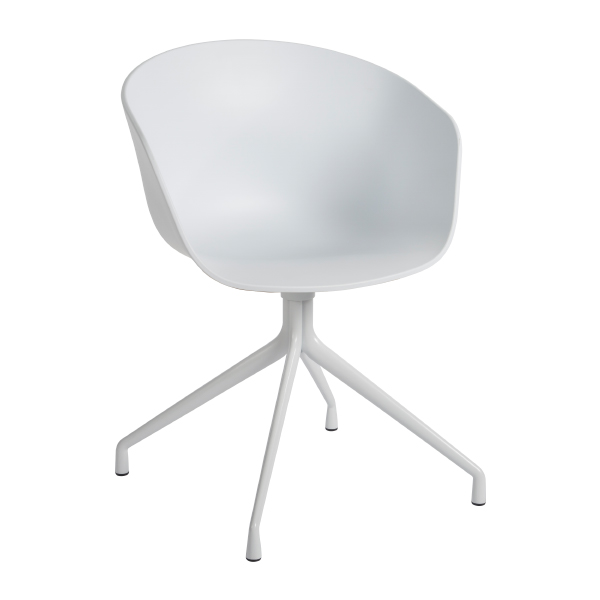 Drehstuhl About a Chair AAC weiß mit Kunststoff Sitzschale mieten