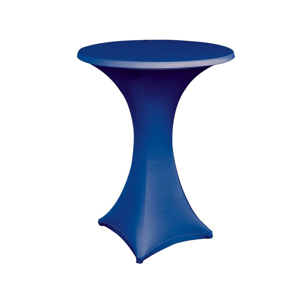 Stehtischhusse easystretch blau Ø80 cm mieten