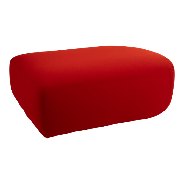 Loungesitz Plus round end rot L118*B94*H40 cm mieten