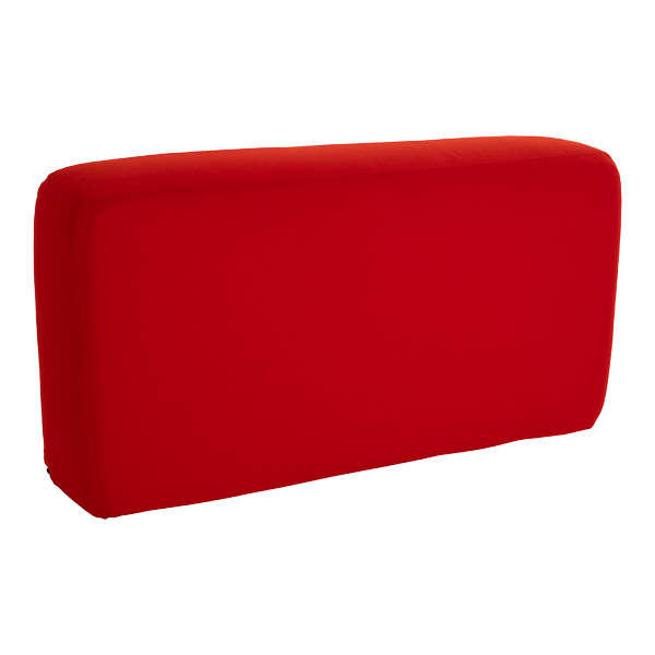 Lounge Arm-/Rückenlehne Plus rot L124*B34*H68 cm mieten