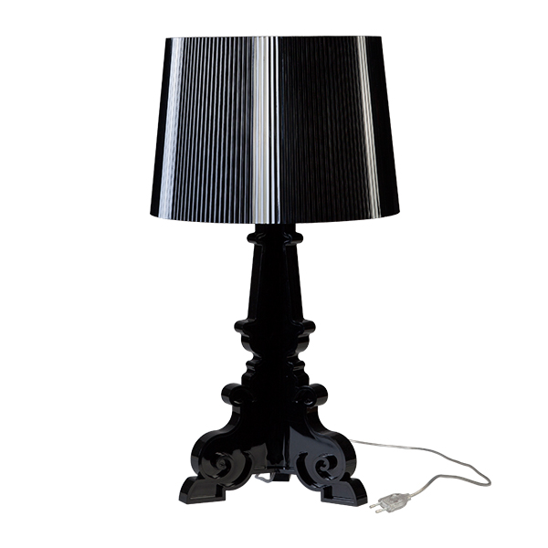 Tischleuchte Kartell Bourgie schwarz Ø37 H68 cm 230V/25W mieten