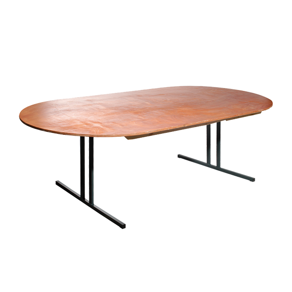 Tisch oval L240*B120*H76 cm mieten