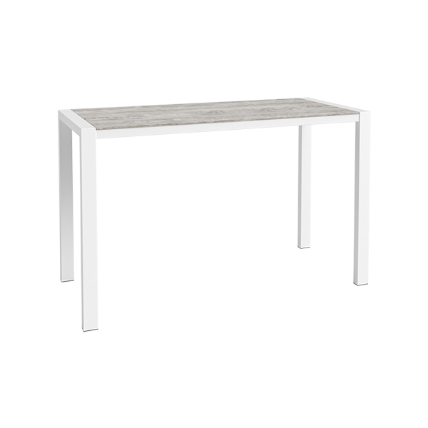 Stehtisch Algarve weiß/Aspen Altholz L180*B80*H110 cm mieten