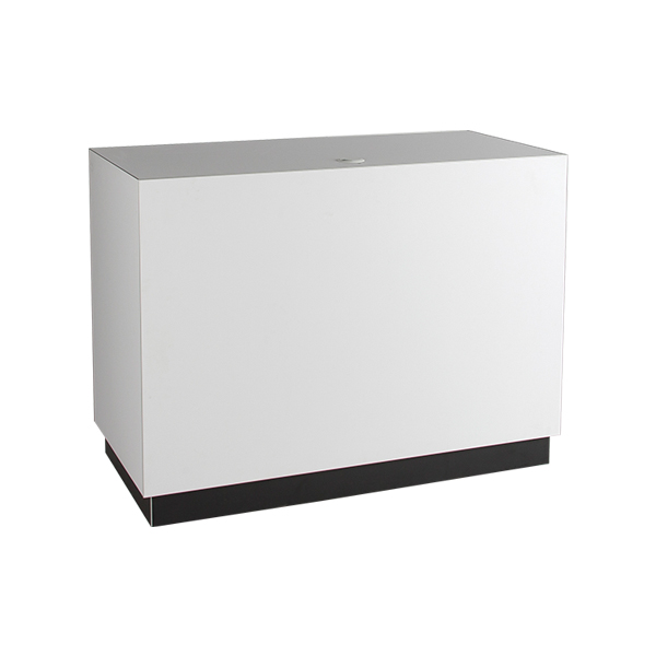 Infocounter Plano weiß B120*T60*H90 cm mieten