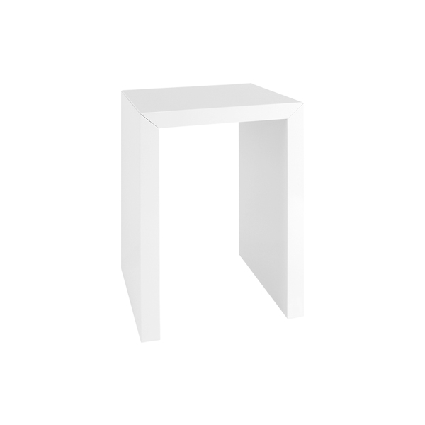 Steh-Brückentisch St. Tropez weiß L70*B70*H108 cm mieten