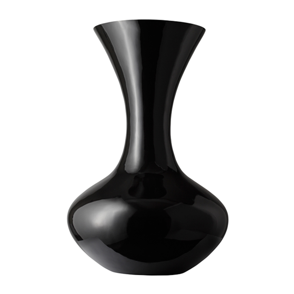 Rosali Fiberglas Vase schwarz Ø99 H150 cm mieten