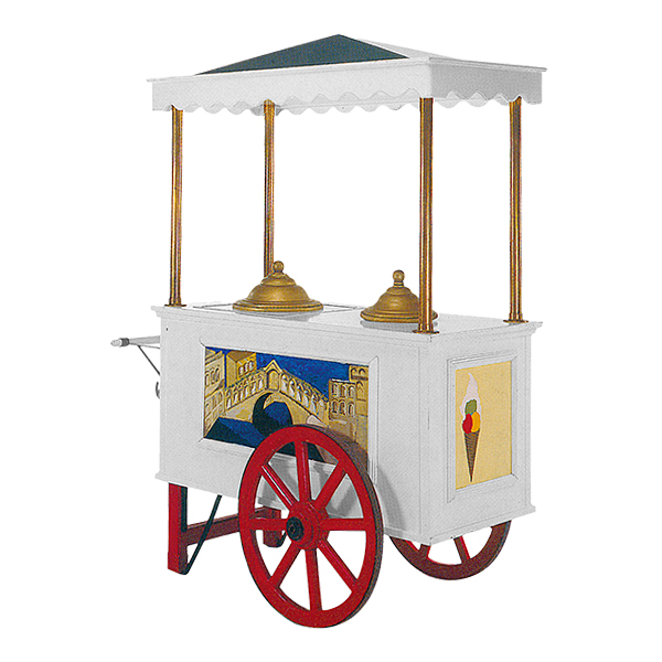 Italienischer Eiswagen 230V/0,07kW B160*T80*H224cm mieten