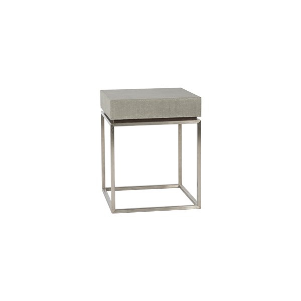 Zinzo coffee table mit Massif Sichtbeton L40*B40*H50 cm mieten