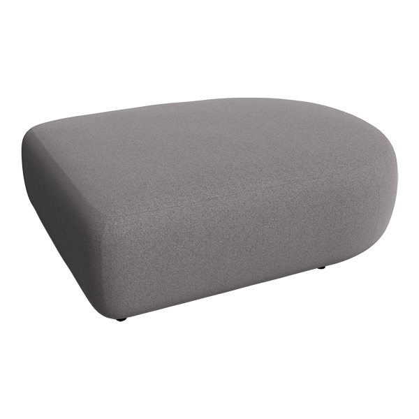 Loungesitz Plus round end greige L118*B94*H40 cm mieten