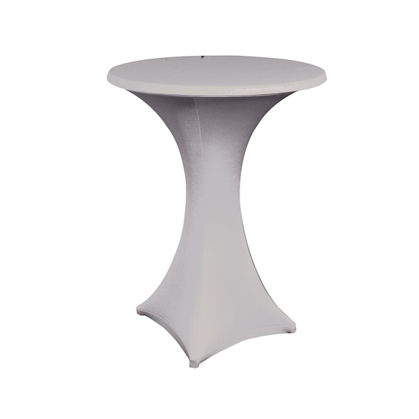 Stehtischhusse easystretch grau Ø80 cm mieten
