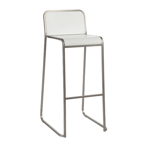 Barhocker Cato weiß B42*T48*H97 SH77 cm mieten