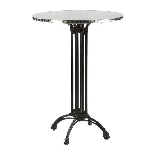 Stehtisch Prag Alu-Gußeisen Inox Aluminium Ø80*H110 cm mieten