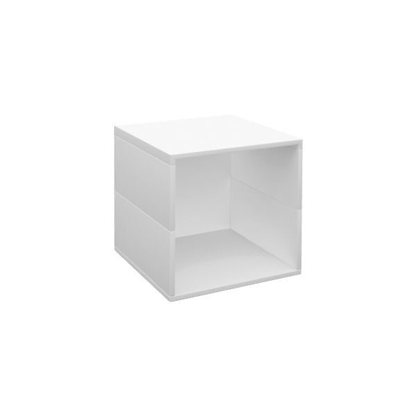 Regalkubus Flat-Pack weiß Flötotto faltbar B40*T40*H40 cm mieten