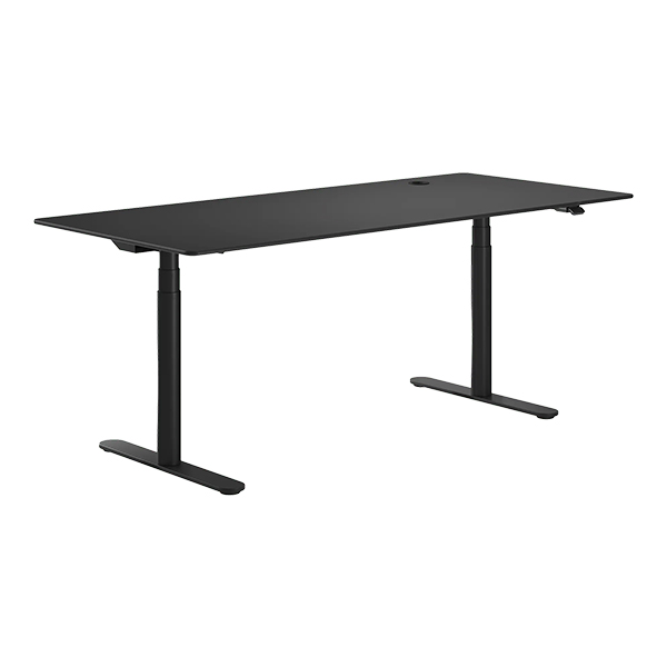 Schreibtisch HiLow 2 schwarz L160*B80*H64-129 cm mieten