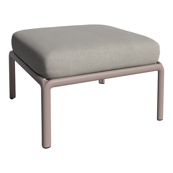 Loungehocker Komodo taupe mit Sitzkissen grau mieten