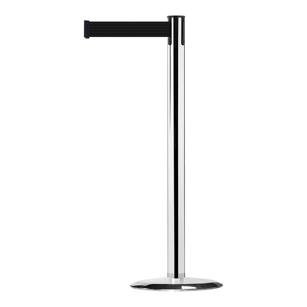 Absperrsystem Tensabarrier verchromt H96 cm mieten