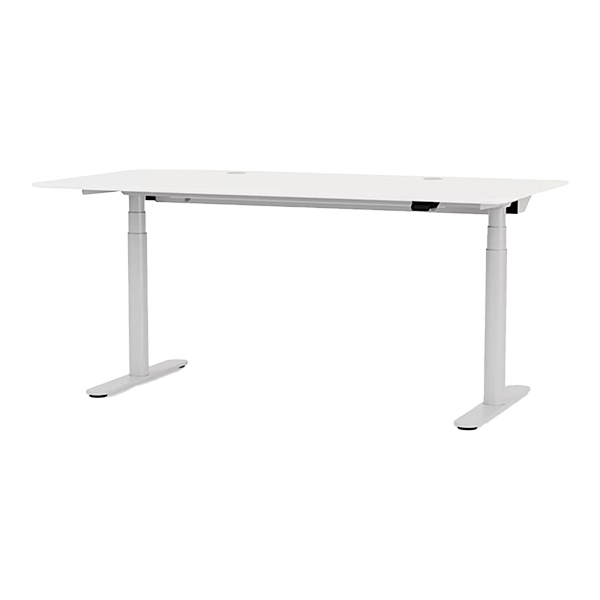 Schreibtisch HiLow 2 weiß L160*B80*H64-129 cm mieten